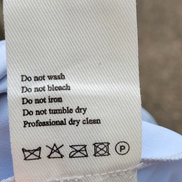 A.W.A.K.E. MODE Asymmetric Draped Midi Skirt Baby Blue 44 Spring Summer 2020 - Picture 10 of 13